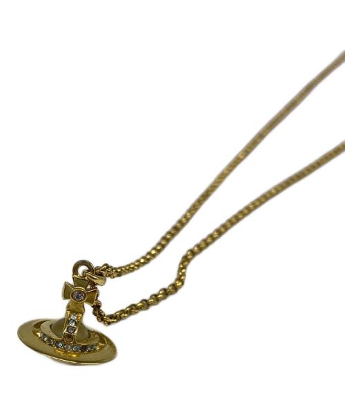 Vivienne Westwood（ヴィヴィアンウエストウッド）Vivienne Westwood (ヴィヴィアンウエストウッド) オーブネックレス ゴールドの古着・服飾アイテム