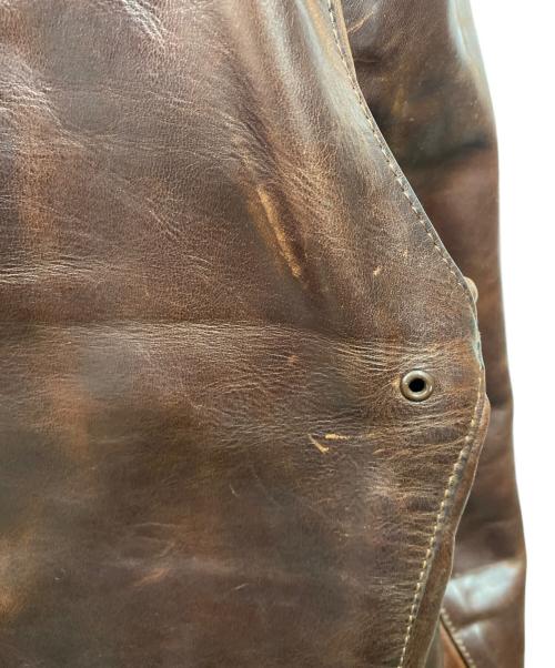 VANSON（バンソン）VANSON (バンソン) A-2フライトジャケット ブラウン サイズ:40の古着・服飾アイテム