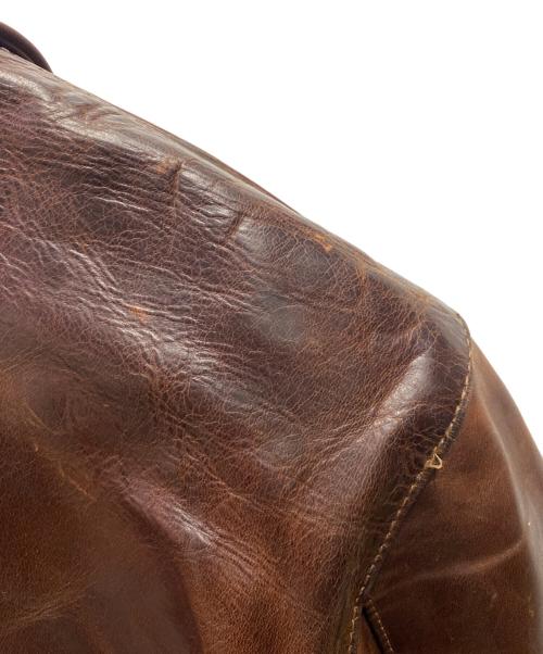 VANSON（バンソン）VANSON (バンソン) A-2フライトジャケット ブラウン サイズ:40の古着・服飾アイテム