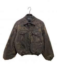 EGONLAB（エゴンラボ）の古着「24AW DENIM BOMBER」｜ブラウン