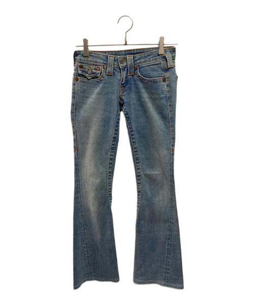 TRUE RELIGION（トゥルー レリジョン）TRUE RELIGION (トゥルー レリジョン) フレアデニムパンツ インディゴ サイズ:24の古着・服飾アイテム