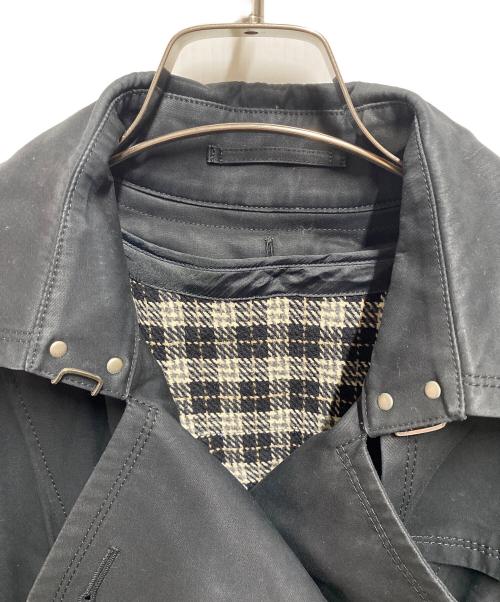 BURBERRY BLUE LABEL（バーバリーロンドンブルーレーベル）BURBERRY BLUE LABEL (バーバリーロンドンブルーレーベル) トレンチコート ブラック サイズ:Ｍの古着・服飾アイテム