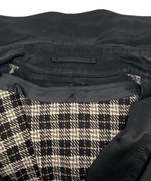 BURBERRY BLUE LABEL（バーバリーロンドンブルーレーベル）BURBERRY BLUE LABEL (バーバリーロンドンブルーレーベル) トレンチコート ブラック サイズ:Ｍの古着・服飾アイテム