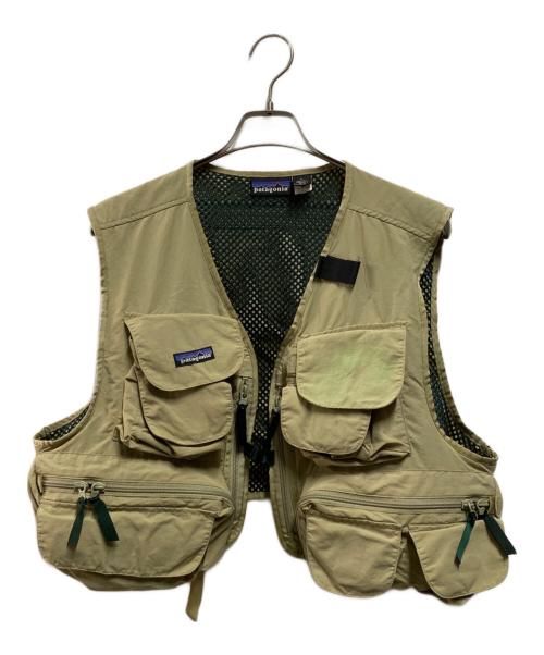 Patagonia（パタゴニア）Patagonia (パタゴニア) フィッシングベスト ベージュ サイズ:Lの古着・服飾アイテム