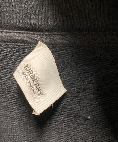 BURBERRY LONDON（バーバリーロンドン）BURBERRY LONDON (バーバリーロンドン) グローブグラフィック コットンフーディー ブラック サイズ:Mの古着・服飾アイテム