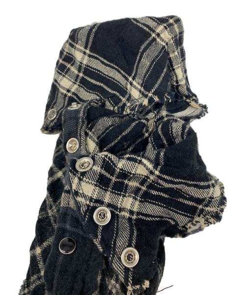 L.G.B（ルグランブルー）L.G.B (ルグランブルー) archive zip design shirt ブラックの古着・服飾アイテム