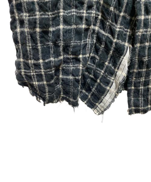 L.G.B（ルグランブルー）L.G.B (ルグランブルー) archive zip design shirt ブラックの古着・服飾アイテム