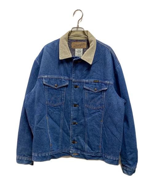 Wrangler（ラングラー）Wrangler (ラングラー) ブランケットデニムジャケット インディゴ サイズ:44の古着・服飾アイテム
