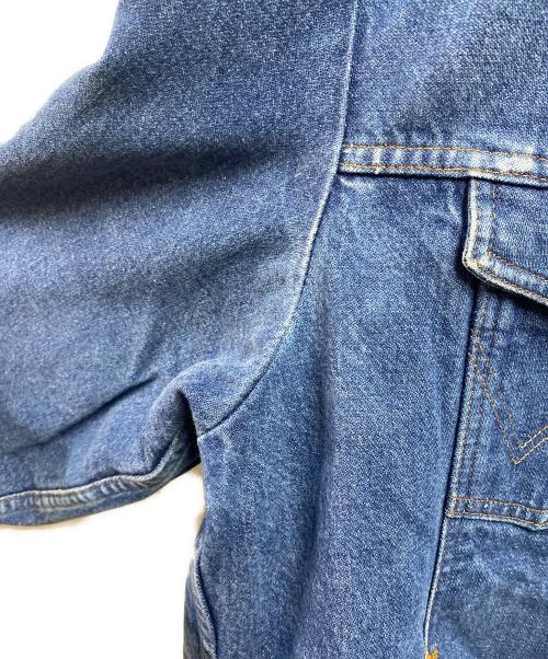 Wrangler（ラングラー）Wrangler (ラングラー) ブランケットデニムジャケット インディゴ サイズ:44の古着・服飾アイテム