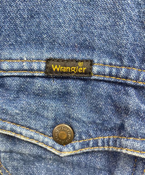 Wrangler（ラングラー）Wrangler (ラングラー) ブランケットデニムジャケット インディゴ サイズ:44の古着・服飾アイテム