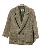 Burberry'sバーバリー）の古着「ウールダブルジャケット」｜ベージュ