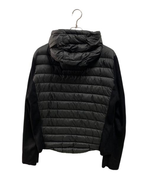 PRADA（プラダ）PRADA (プラダ) トライアングルプレート ニット切替 ダウンジャケット ブラック サイズ:54の古着・服飾アイテム