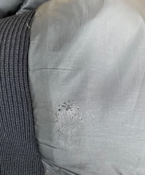 PRADA（プラダ）PRADA (プラダ) トライアングルプレート ニット切替 ダウンジャケット ブラック サイズ:54の古着・服飾アイテム