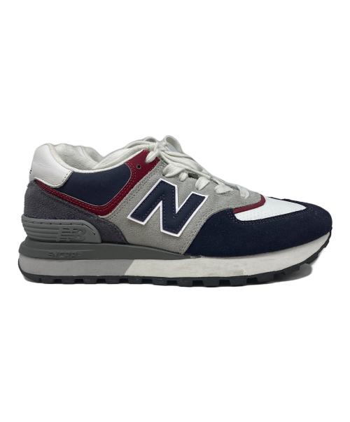 NEW BALANCE（ニューバランス）NEW BALANCE (ニューバランス) スニーカー グレー×ネイビー サイズ:26.5cmの古着・服飾アイテム