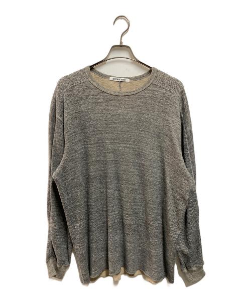 seven by seven（セブンバイセブン）seven by seven (セブンバイセブン) ORGANIC COTTON THERMAL SHIRTS グレー サイズ:sの古着・服飾アイテム