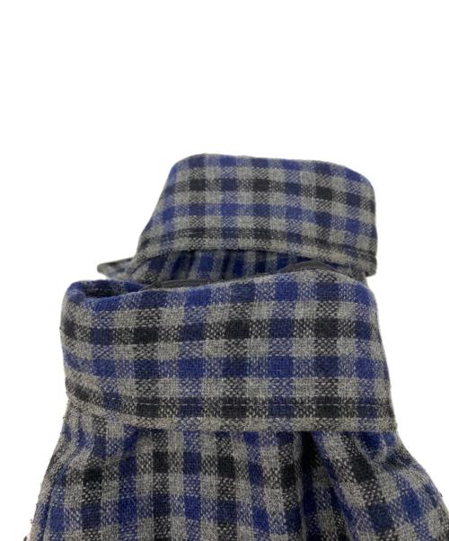 WOOLRICH（ウールリッチ）WOOLRICH (ウールリッチ) WOOL BLOUSON グレー×ネイビー サイズ:Ｌの古着・服飾アイテム