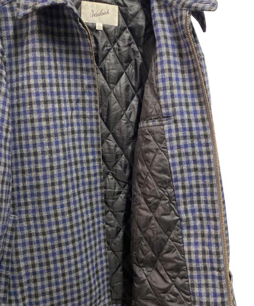 WOOLRICH（ウールリッチ）WOOLRICH (ウールリッチ) WOOL BLOUSON グレー×ネイビー サイズ:Ｌの古着・服飾アイテム