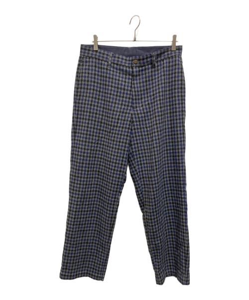 WOOLRICH（ウールリッチ）WOOLRICH (ウールリッチ) WOOL PANTS グレー×ネイビー サイズ:Ⅼの古着・服飾アイテム