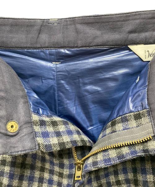 WOOLRICH（ウールリッチ）WOOLRICH (ウールリッチ) WOOL PANTS グレー×ネイビー サイズ:Ⅼの古着・服飾アイテム