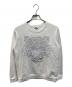 KENZO（ケンゾー）の古着「ロゴスウェット」｜ホワイト