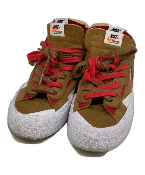 NIKE（ナイキ）NIKE (ナイキ) sacai (サカイ) BLAZER LOW ブラウン サイズ:25.5ｃｍの古着・服飾アイテム