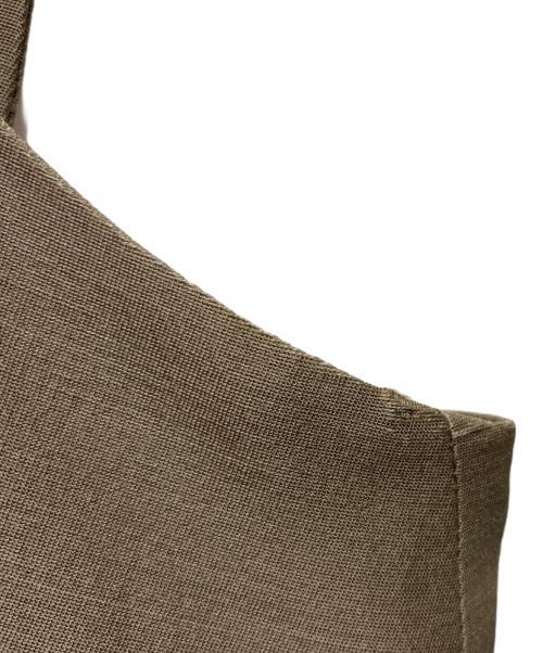 ebure（エブール）ebure (エブール) ウールシルク オールインワンオールインワン ブラウン サイズ:38の古着・服飾アイテム