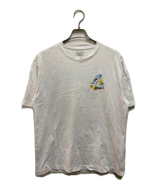 PALACE（パレス）PALACE (パレス) プリントTシャツ ホワイト サイズ:Ｌの古着・服飾アイテム
