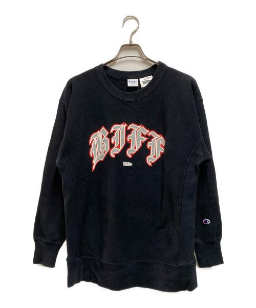 Champion REVERSE WEAVE（チャンピオン リバース ウィーブ）Champion REVERSE WEAVE (チャンピオン リバース ウィーブ) スウェット ブラック サイズ:Ⅼの古着・服飾アイテム