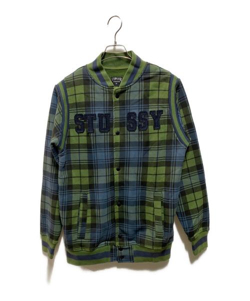 stussy（ステューシー）stussy (ステューシー) スウェットスタジャン サイズ:Ｍの古着・服飾アイテム
