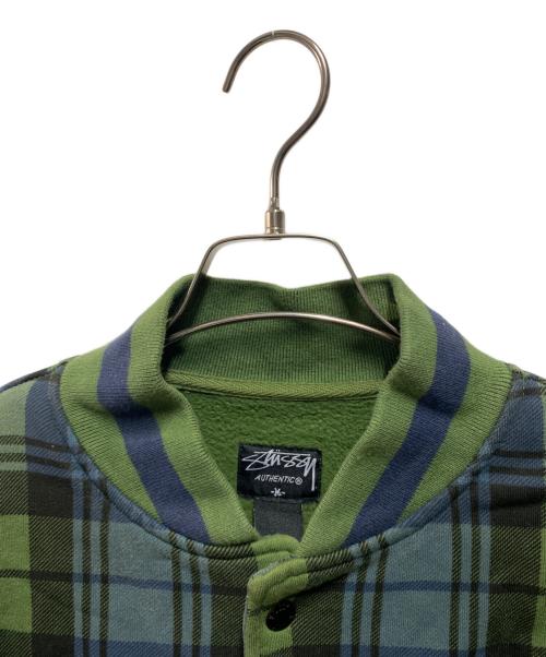 stussy（ステューシー）stussy (ステューシー) スウェットスタジャン サイズ:Ｍの古着・服飾アイテム