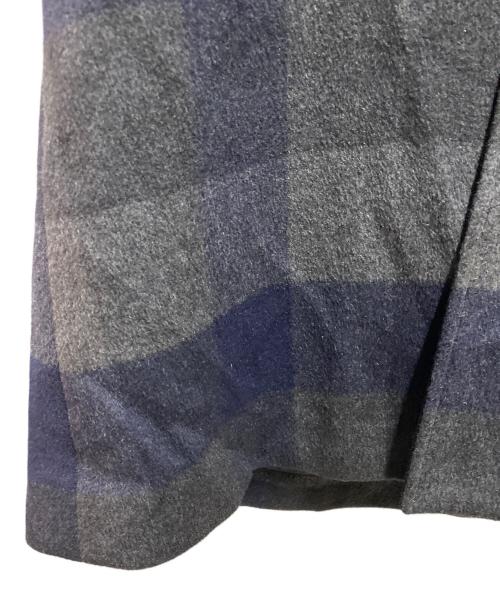 STEVEN ALAN（スティーブンアラン）STEVEN ALAN (スティーブンアラン) チェックロングコート グレー サイズ:Ｌの古着・服飾アイテム