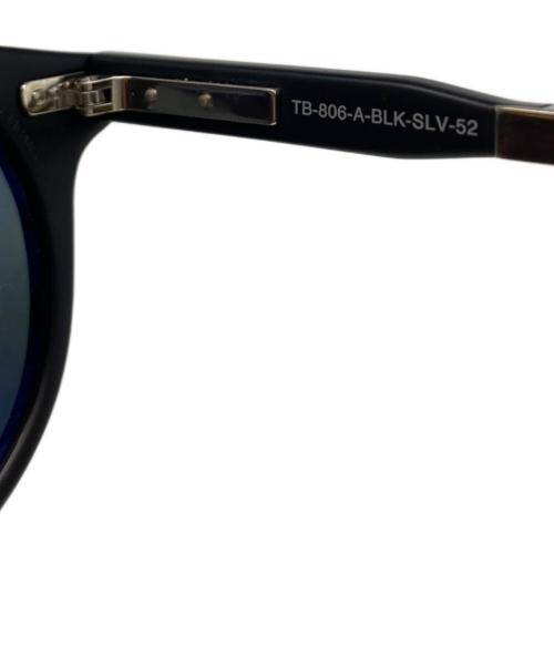 THOM BROWNE. NEW YORK（トムブラウン ニューヨーク）THOM BROWNE. NEW YORK (トムブラウンニューヨーク) サングラス ブラック サイズ:52□22-145の古着・服飾アイテム