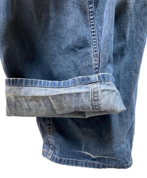RRL（ダブルアールエル）RRL (ダブルアールエル) リペア加工デニムオーバーオール インディゴ サイズ:Mの古着・服飾アイテム