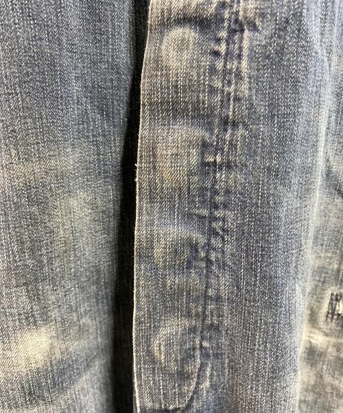 RRL（ダブルアールエル）RRL (ダブルアールエル) リペア加工デニムオーバーオール インディゴ サイズ:Mの古着・服飾アイテム