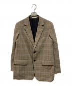 MACPHEEマカフィー）の古着「ストレッチポプリン テーラードジャケット」｜ブラウン