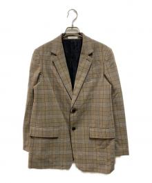 MACPHEE（マカフィー）の古着「ストレッチポプリン テーラードジャケット」｜ブラウン