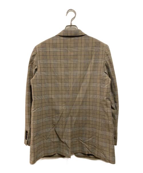 MACPHEE（マカフィー）MACPHEE (マカフィー) ストレッチポプリン テーラードジャケット ブラウン サイズ:36の古着・服飾アイテム