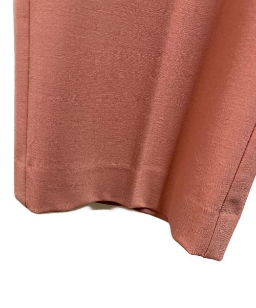 CABAN（キャバン）CABAN (キャバン) ウールポプリン セミワイドパンツ ピンク サイズ:XSの古着・服飾アイテム