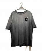 Maison Margielaメゾンマルジェラ）の古着「オーバーサイズ ウォッシュド バブル ロゴ 半袖Tシャツ」｜ブラック