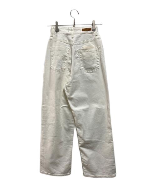 YANUK（ヤヌーク）YANUK (ヤヌーク) Really Light ルーズストレート ホワイト サイズ:23の古着・服飾アイテム