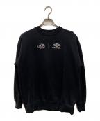 UMBRO×kaoyorinakami×FREAK'S STOREアンブロ×カオヨリナカミ×フリークスストア）の古着「スウェット」｜ブラック