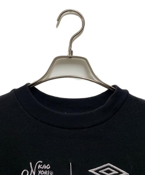 UMBRO（アンブロ）UMBRO (アンブロ) kaoyorinakami (カオヨリナカミ) FREAK'S STORE (フリークスストア) スウェット ブラック サイズ:Mの古着・服飾アイテム