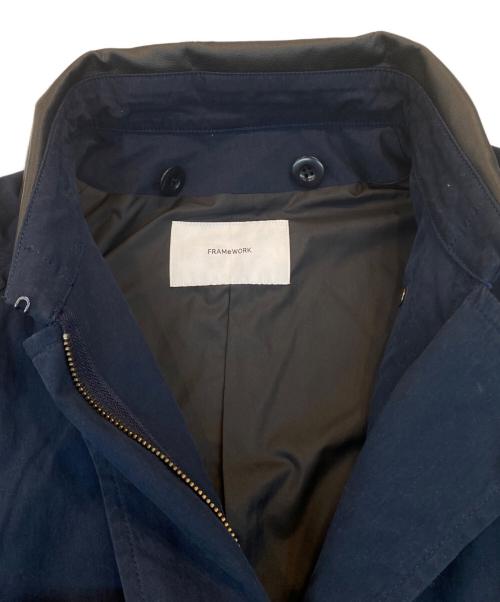 FRAMeWORK（フレームワーク）FRAMeWORK (フレームワーク) コットンナイロン3wayコート ネイビー サイズ:ＦＲＥＥの古着・服飾アイテム