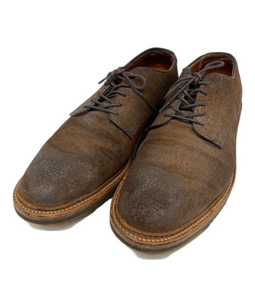 Alden（オールデン）Alden (オールデン) BLUE BLUE (ブルーブルー) 別注ヌバックシューズ ブラウン サイズ:8.5の古着・服飾アイテム