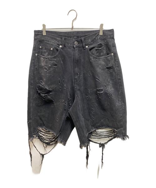 FR(13)NDS（フレンズ）FR(13)NDS (フレンズ) HDKデニムショーツ ブラック サイズ:FREEの古着・服飾アイテム