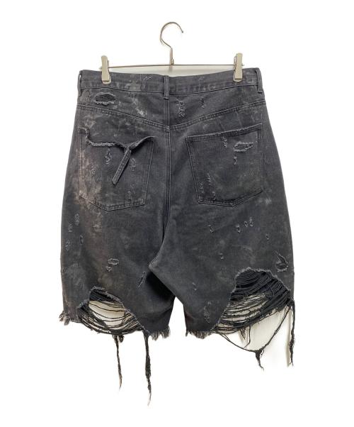 FR(13)NDS（フレンズ）FR(13)NDS (フレンズ) HDKデニムショーツ ブラック サイズ:FREEの古着・服飾アイテム