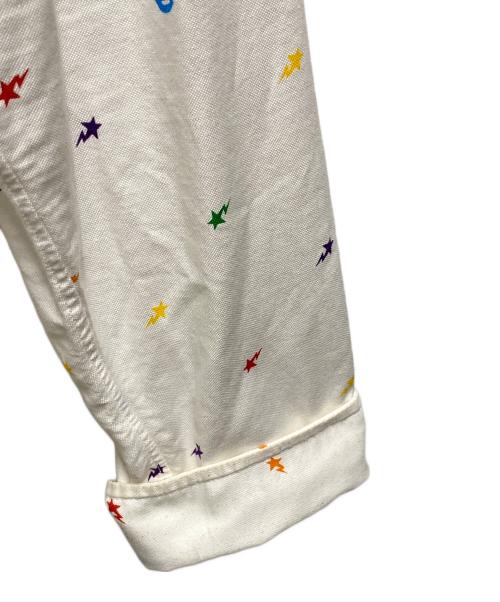 A BATHING APE（ア ベイシング エイプ）A BATHING APE (ア ベイシング エイプ) スタープリントボタンダウンシャツ ホワイト サイズ:XXLの古着・服飾アイテム