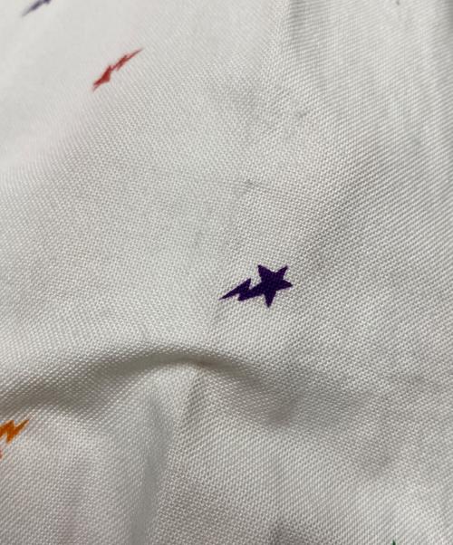 A BATHING APE（ア ベイシング エイプ）A BATHING APE (ア ベイシング エイプ) スタープリントボタンダウンシャツ ホワイト サイズ:XXLの古着・服飾アイテム