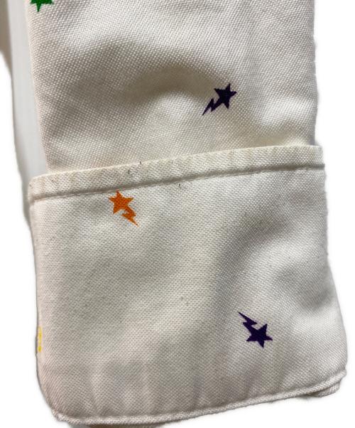 A BATHING APE（ア ベイシング エイプ）A BATHING APE (ア ベイシング エイプ) スタープリントボタンダウンシャツ ホワイト サイズ:XXLの古着・服飾アイテム