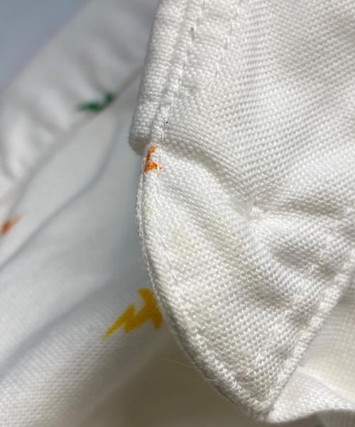 A BATHING APE（ア ベイシング エイプ）A BATHING APE (ア ベイシング エイプ) スタープリントボタンダウンシャツ ホワイト サイズ:XXLの古着・服飾アイテム